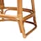 Bali & Pari Veneto Modern Bohemian Light Honey and Dark Brown Rattan Bar Stool 243-13576-ZORO - alternate 7